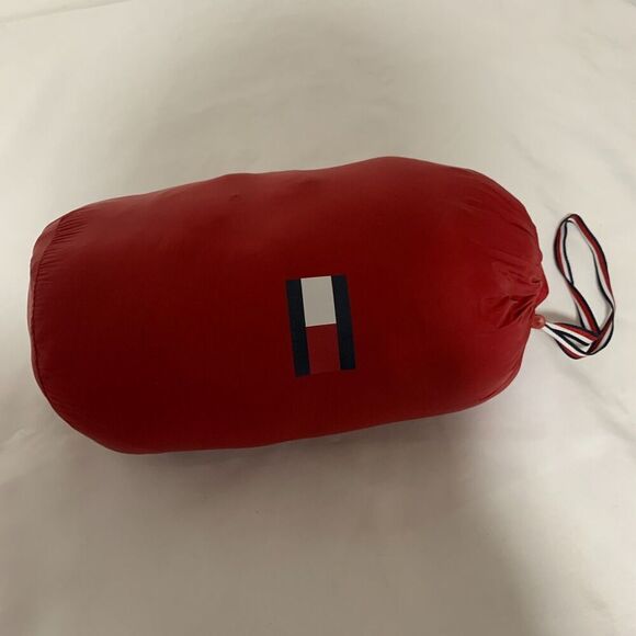 Tommy Hilfiger Women's Packable Hooded Puffer  Lightweight Jacket, RED Size XS - Picture 5 of 16